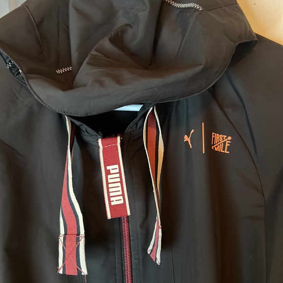 PUMA x FIRST MILE Women's Anorak Women’s XS Puma Black-Burnt Russet - Picture 1 of 9